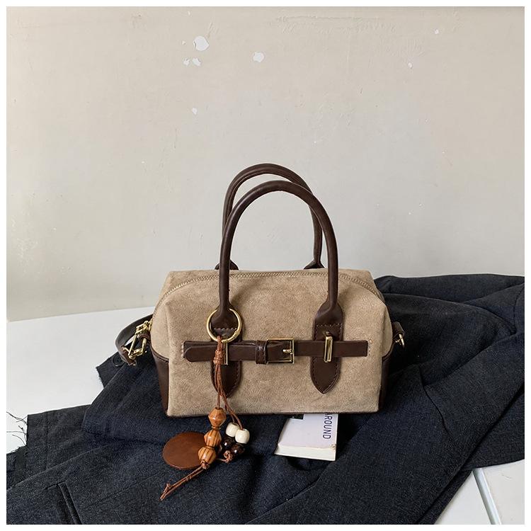 Hand-held Boston Bag, Women's Bag, Small Niche Pillow Bag, Single Shoulder Crossbody Bag