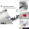 Metal Hole Puncher Kit For Thick Steel Plates With Alloy Drill Bits For Metalworking Professionals
