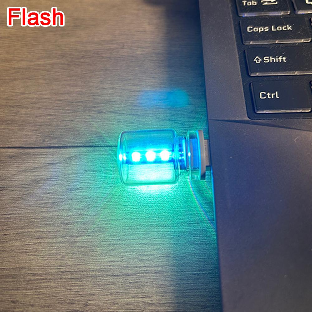 5V USB Night Light LED Filament Lamp New Bedhead Car Bedroom LED Glass Light Bottle Decoration Ceramic Romantic Atmosphere F7Z4