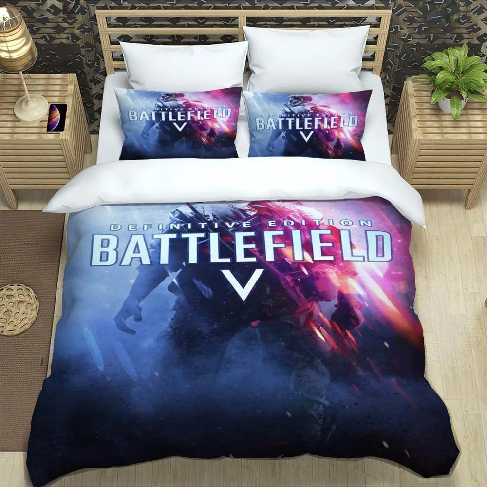 

Battle Field Bedding Sets Exquisite Bed Supplies Set Anime Duvet Cover Bed Comforter Set Bedding Set Luxury Birthday Gift 100x135cm