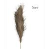5pcs Extra Large Pampas Grass Stems 120cm Fluffy Artificial Silk Reed for Boho Home Wedding Decor