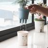 Self-Watering Resin Flower Pot for Hydroponic Plants - Ideal for Home and Balcony Gardening