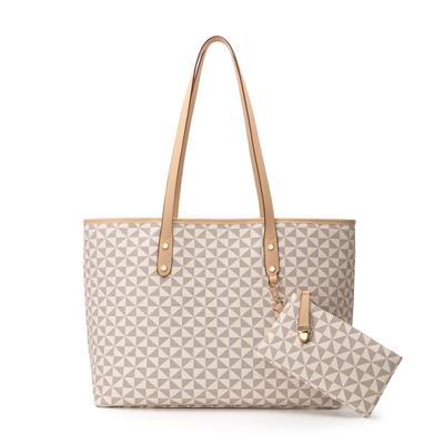 Diamond Printed Tote Bag  Trendy and Stylish  Elegant and Versatile Embossed Large Capacity Zipper Handbag