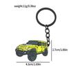 Car Model Pendant Keychain Tacoma Style Metal Keychain Suitable for Jeep Durable Decor Accessories