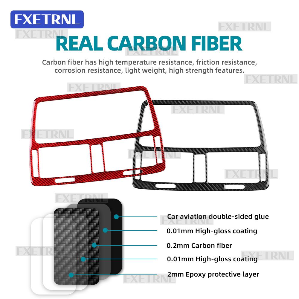 Soft Carbon Fiber Sticker For Skoda Octavia 2005 2006 2007 2008 2009 2010 2011-2013 1z3 1z5 A5 Car Central Control Air Outlet