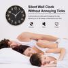 Nordic Silent Wall Clock Black