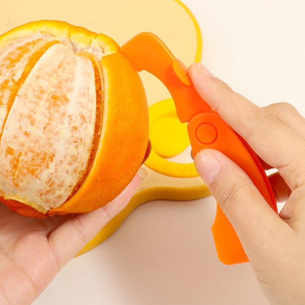 4 PCS Orange Peeler Stripper Multifunctional Open Citrus Tools Foldable Citrus Opener Juice Helper Kitchen Fruit Vegetable Tools