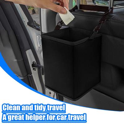 Car Garbage Can For Back Seat Auto Backseat Suspension Storage Organizer Scratch-Resistant Vehicle Storage Tool For Drinks