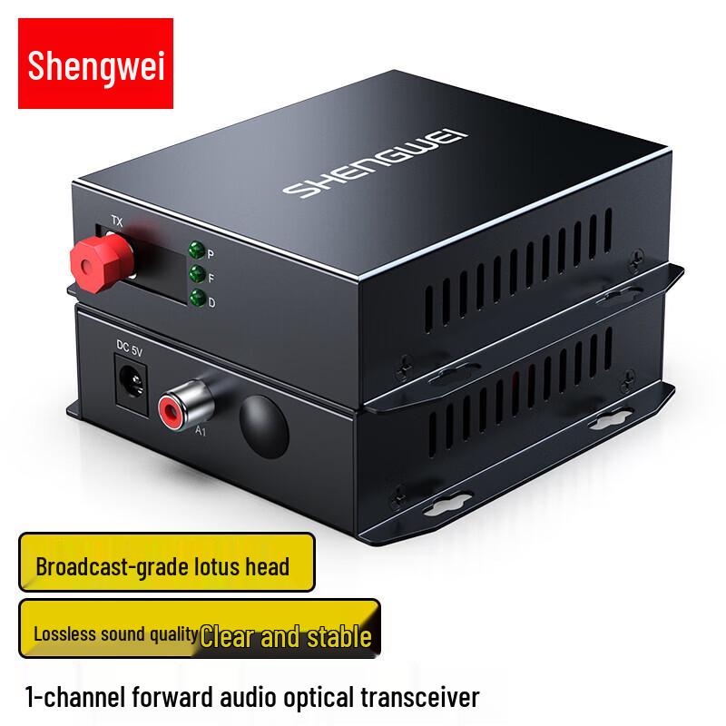 

Shengwei 1-Channel Unidirectional Audio Optical Transceiver