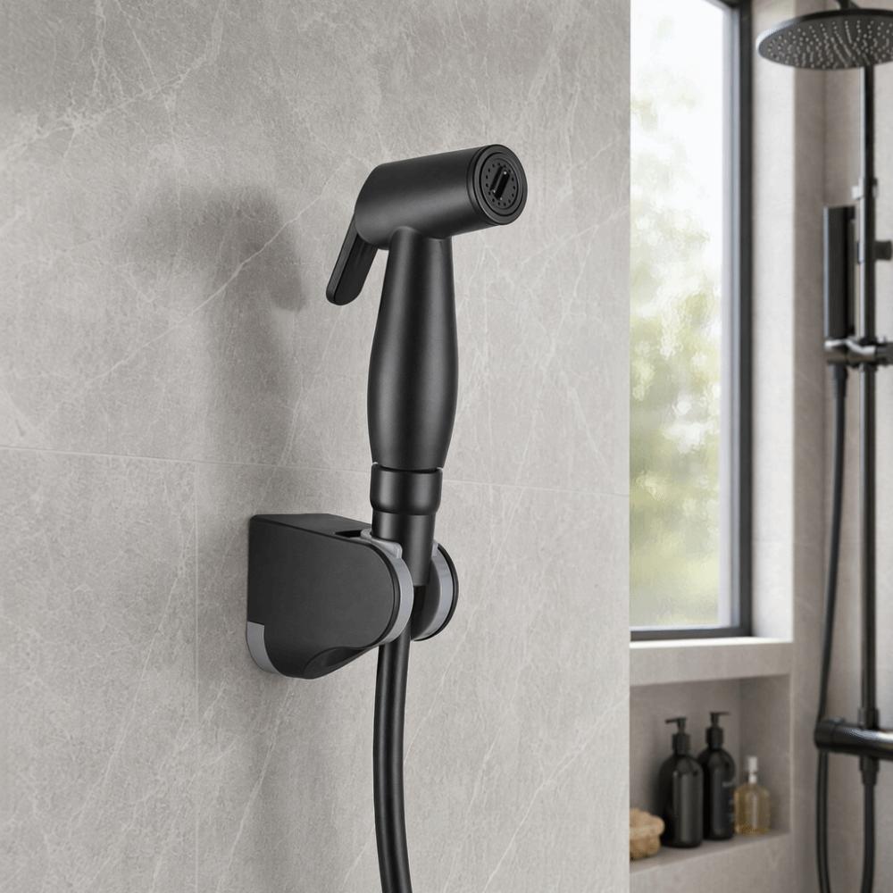 ABS Shower Head Holder Black Shower Nozzle Holder Practical Handheld Shower Bracket  Home Hotel Spa