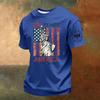 Men's Summer Crewneck Short Sleeve T Shirt with 250th Anniversary Independence Day Print Comfortable Casual Fit Top