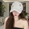 American Hole Wind Embroidery Letter Baseball Cap Men'S And Women'S Sunshade Retro Personality Versatile Cap