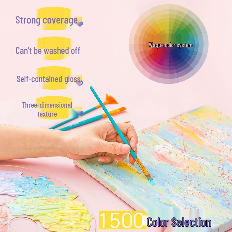 Children's Waterproof Washable 24-Color Oil Painting Pigment Set