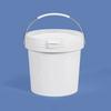 Secchio Multiuso Robusto Secchio Rotondo in Plastica con Manico Comodo, Contenitore Multiuso Impilabile per Interni ed Esterni, Contenitore per Liquidi per