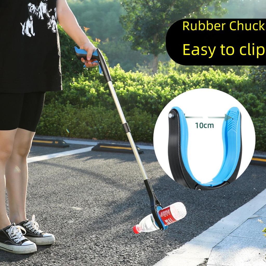 Collapsible Long-Handled Trash Picker Tongs - Household Sanitation Tool