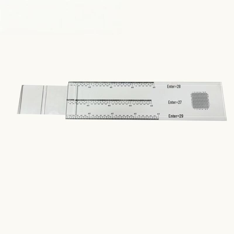 Geographical Coordinate Ruler Set