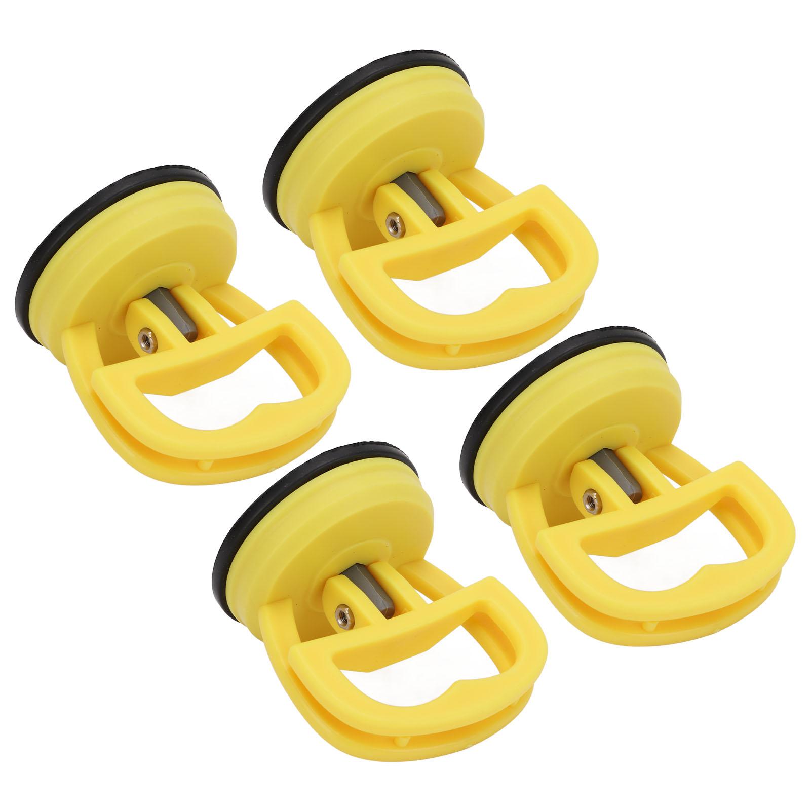 

4Pcs Screen Suction Cup Strong Pulling Force Ergonomic Design Dent Design Colorful Suction Cup for Glass Tile