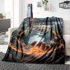 Lord Rings Customize Text Blanket Cozy Personalized Blanket Durable Comfort for Sofa Bed Office Chair Nap Ideal for All Seasons