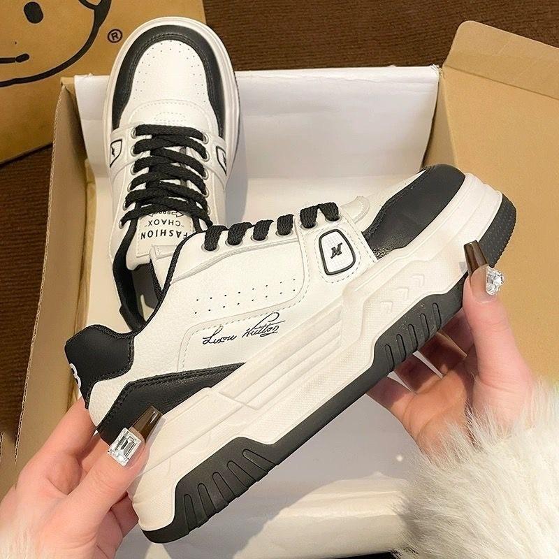 

Модные и ультралегкие туфли на каблуках Новые повседневные туфли-лодочки Женская мода Популярный стиль Темперамент Женские кроссовки Повседневные 40 чёрный