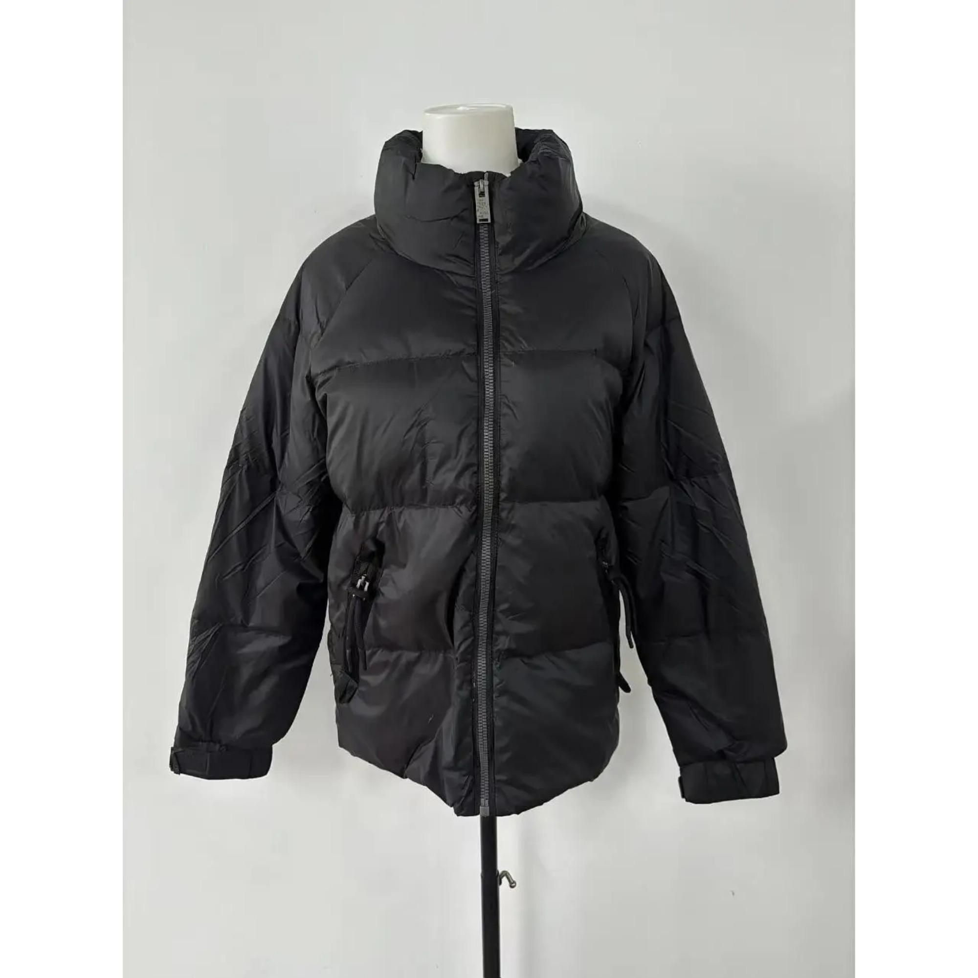 

Пуховик мужской короткий легкий теплый пуховик из белого утиного пуха топ универсальная молодежная зимняя одежда повседневная модная брендовая верхняя одежда M чёрный