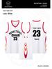 Men's Quick-Dry Breathable Basketball Uniform with Customized Team Letters and Numbers