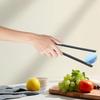 Silicone Food Clip A-shaped Holder for Kitchen Baking Tools Buffet BBQ Tongs Meat Steak Vegetable Bread Ice Cube Holder