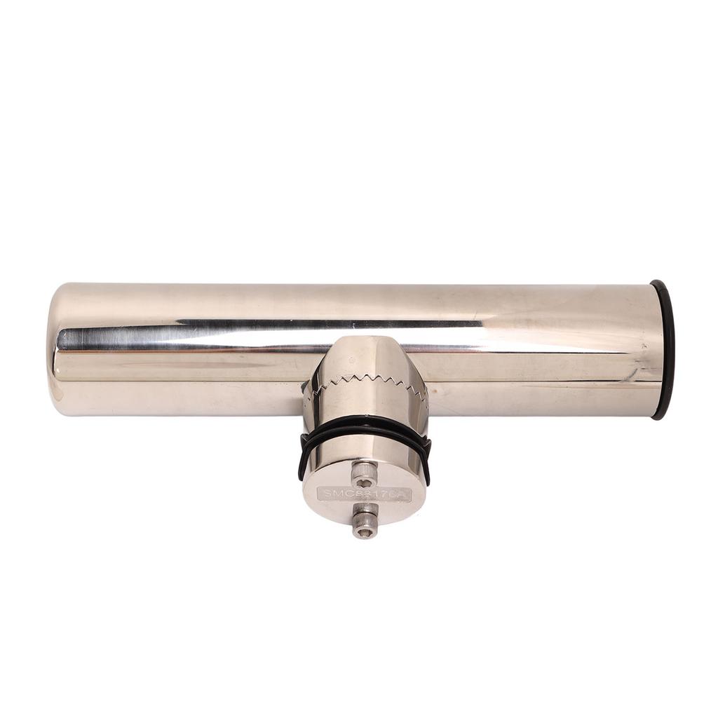 Marine Fishing Bracket 316 Stainless Steel Adjustable Polished Fit for 3 4in to 1in Rails