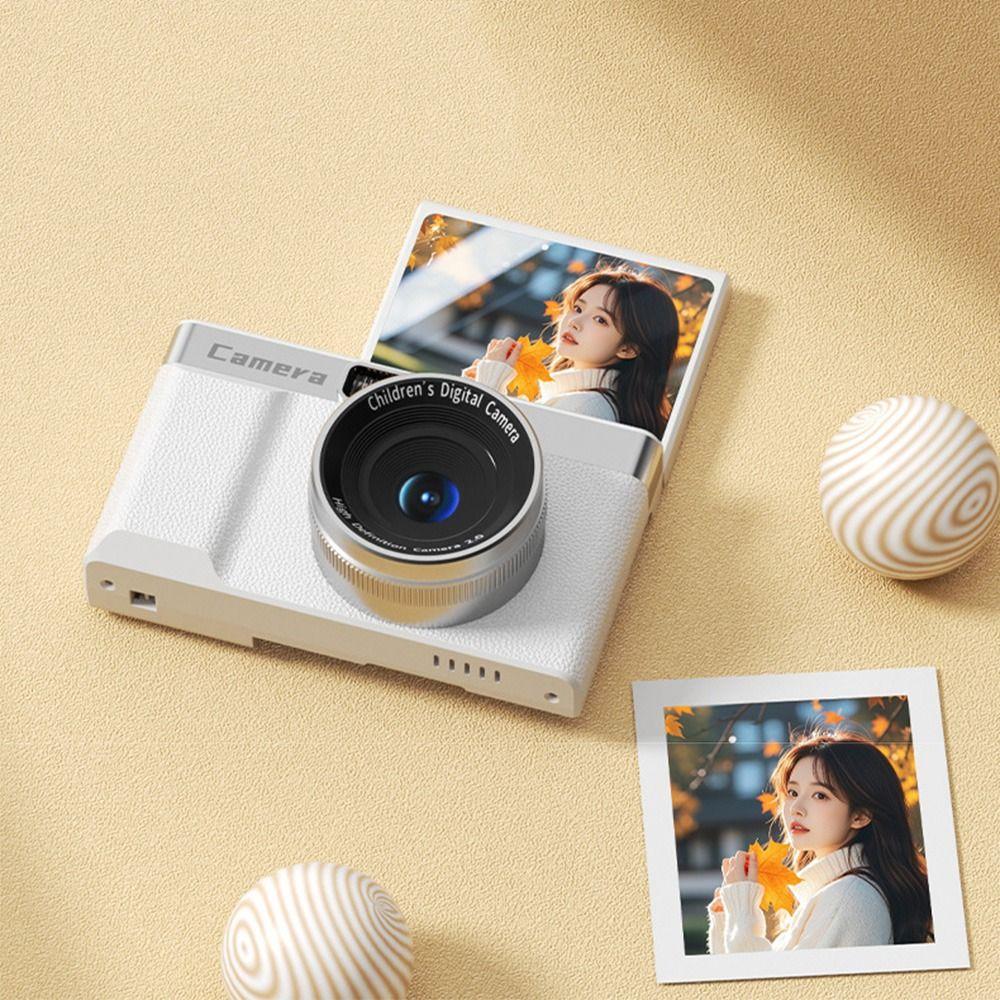 

2.4 Screen 1080P HD Digital Camera 8x Zoom Entry-Level CCD Camera Student White