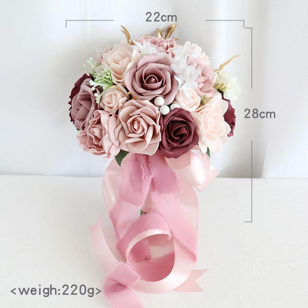 Wedding Rs Bouquet Decor Bridal Bouquet for Weddings Engagement Valentines Burgundy