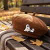 Halloween Jewelry Accessory Cartoon Ghost Enamel Brooch, Spooky Metal Lapel Pin, Brooch Sweater Cardigan Coat Suit Scarf Decor, Men Women Clothing
