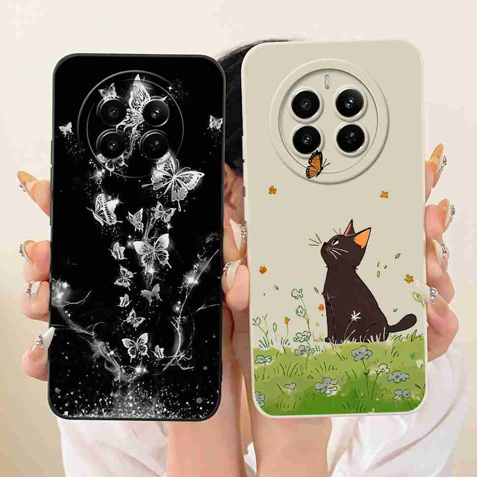 Für Realme 12 Pro 5G Hülle Bunte Blumen Rückseite Weiche Silikon Handyhülle Für Realme 12 Realme12 Pro RMX3842 Taschen Coque Capa