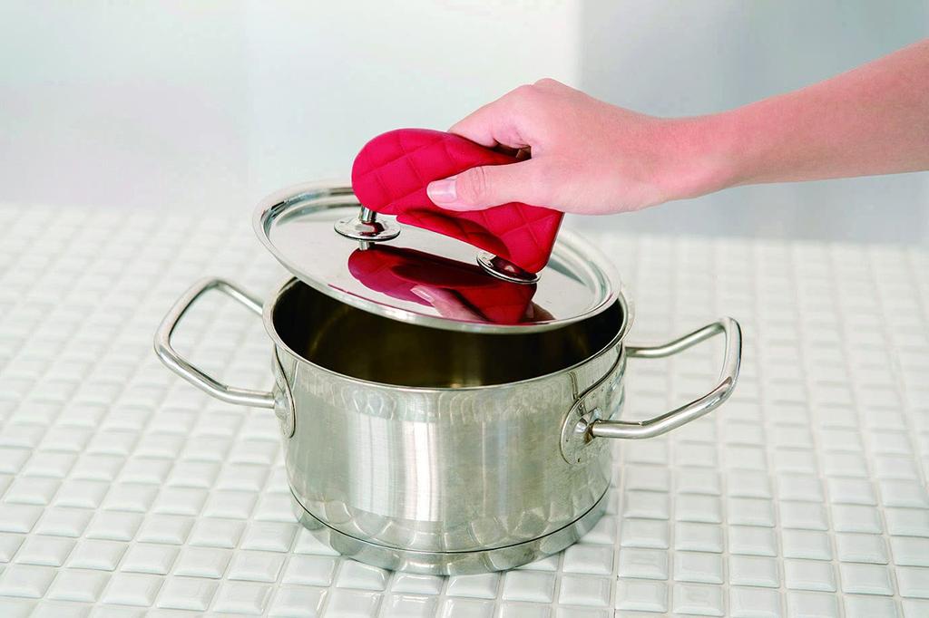 Yawata Kasei Sceltevie CARINOTICO Potholders and Kitchen Mitts, Navy, Made In Japan