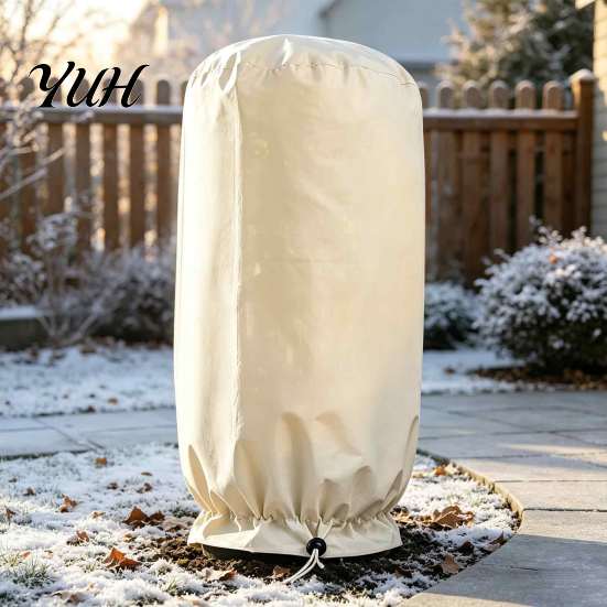 Weatherproof Plant Covers for Winter Protection Cover, Frost Cloth with Zipper And Drawstring, Reusable Outdoor Plants Freeze Cover Garden Fruit Trees