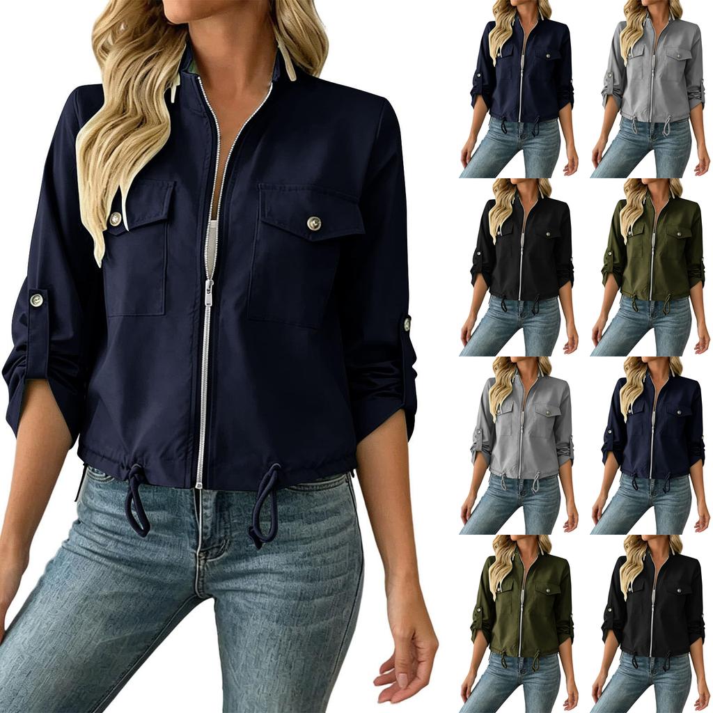 Women's Casual Loose Fit Jacket for Everyday Wear