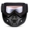 PC Motorcycle Helmet with Visor, Riding Off-road Equipment, Outdoor Harley Goggles and mask/Face Shield Goggles