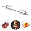 Nerezový pekáčový rošt Špíz na kuře Vařte Trouba a Horkovzdušná fritéza Rotační příslušenství BBQ Grilovaná vidlička na kuře Kempingové nářadí