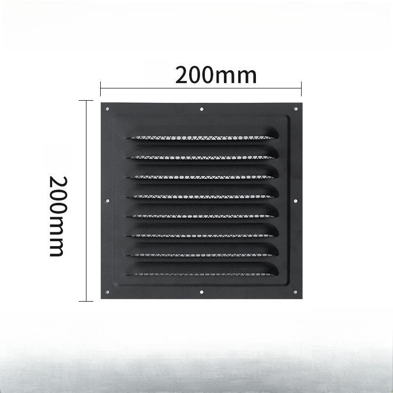 Square Ventilation Grille Return Grille With Protective Grille HVAC Electric Box Heat Dissipation Louver Panel Replace
