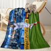 Football Player Goal Blanket Warmthful Decor Great for Seaside Sofa Bed Four Seasons Multipurpose Warmthful Decor Best Holiday Gift for Friends Family