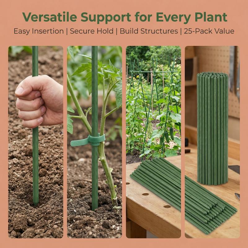 Cucumber and tomato support sticks20Home gardening climbing frame, plant trellis, vegetable garden support pole, multifunctional