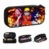 Naruto Uzumaki Naruto Sasuke Uchiha Pencil Case for Girl Boy Large Capacity Sakura Haruno Pen Box Bag Stationery
