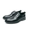 Fashion New Men's Leather Shoes Comfortable Minimalist Style Fashion Daily Office Business OUTDOOR Black Brown Lace-up -46 Versatile