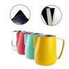 350ml/600ml Stainless Steel Milk Pitcher Milk Frothing Jug Milk Foamer Mugs Italian Latte Art Coffee Maker Jug