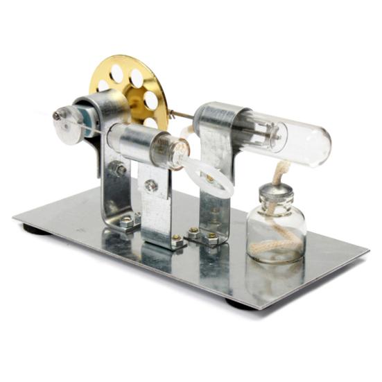 Hot Air Stirling Engine Model Electric Generator Motor Steam Power Physics Toy