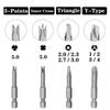 5/7/13Pcs Special Shaped Screwdriver Set 50mm U-shaped Y-Type Triangle Inner Cross Three Points Screwdriver Bit Tool Garden Tool