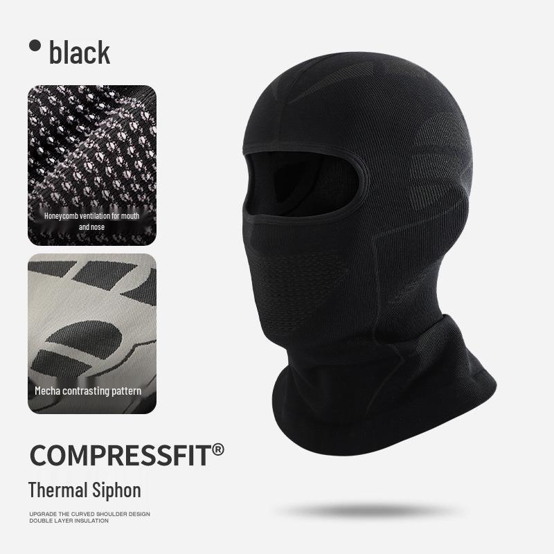 Leqi Men's Cycling Face Mask & Neck Gaiter: Breathable, Moisture-Wicking, Sweat-Absorbing Helmet Liner & Headscarf