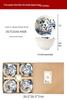 Japanese Hand-Painted Ceramic Bowl Set, 5-Piece Gift Box