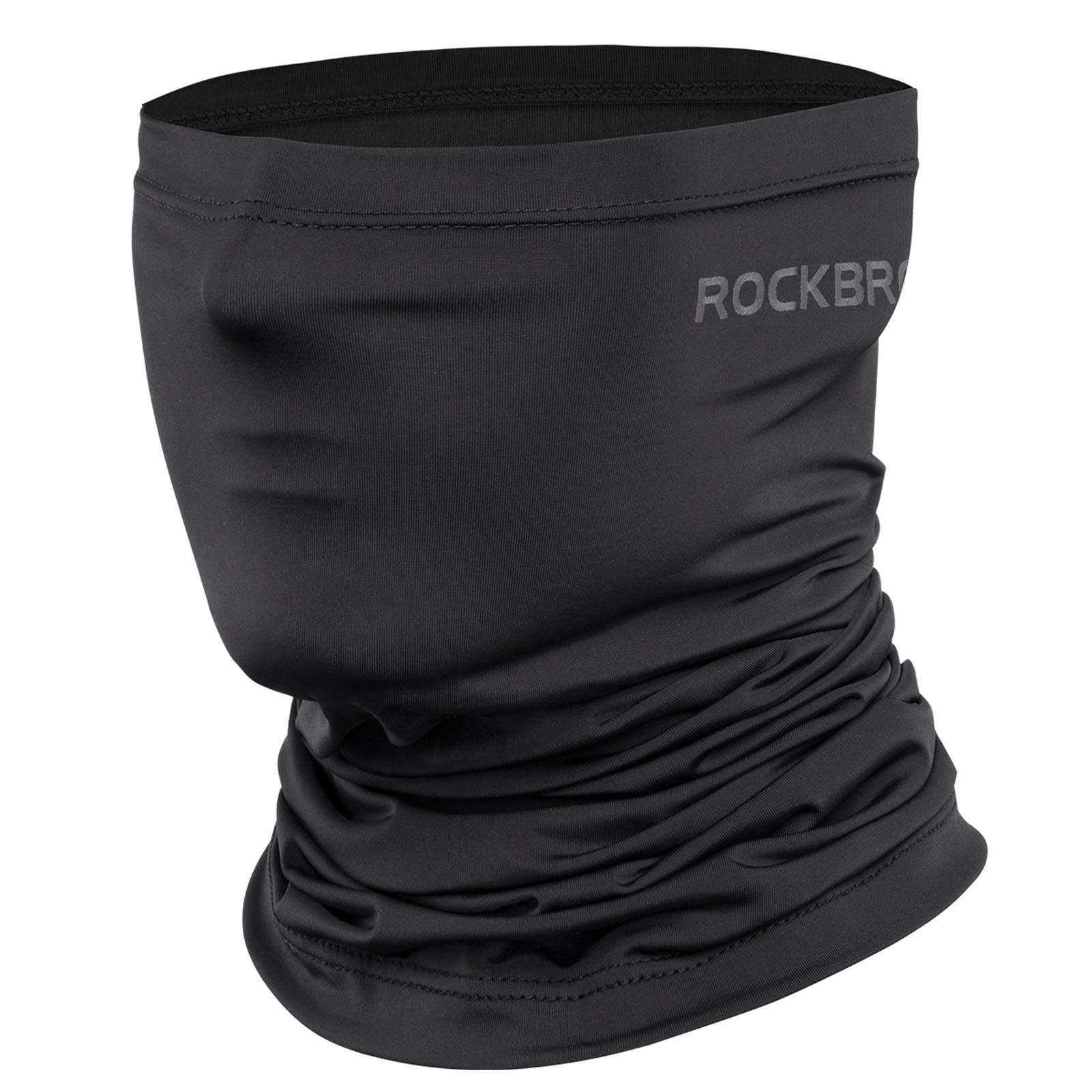 

ROCKBROS Cooling Neck Gaiter Face Cover for UV Sun Comfortable Headwear with Adjustable Cord for and Fishing Adjustable for Men and Women Summer, чёрный