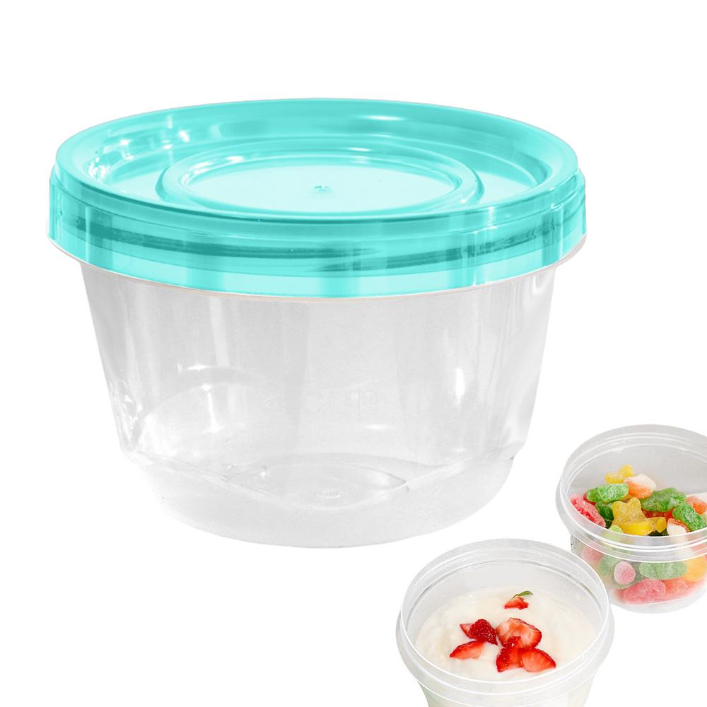 

Refrigerator Sealed Box Sealed Clear Container Jar Cereal Containers Storage Transparent Kitchen Sealed Jar Storage Container синій