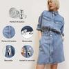 6pcs-Adjustable detachable jeans button Sew free vintage metal button garment button accessory I-button