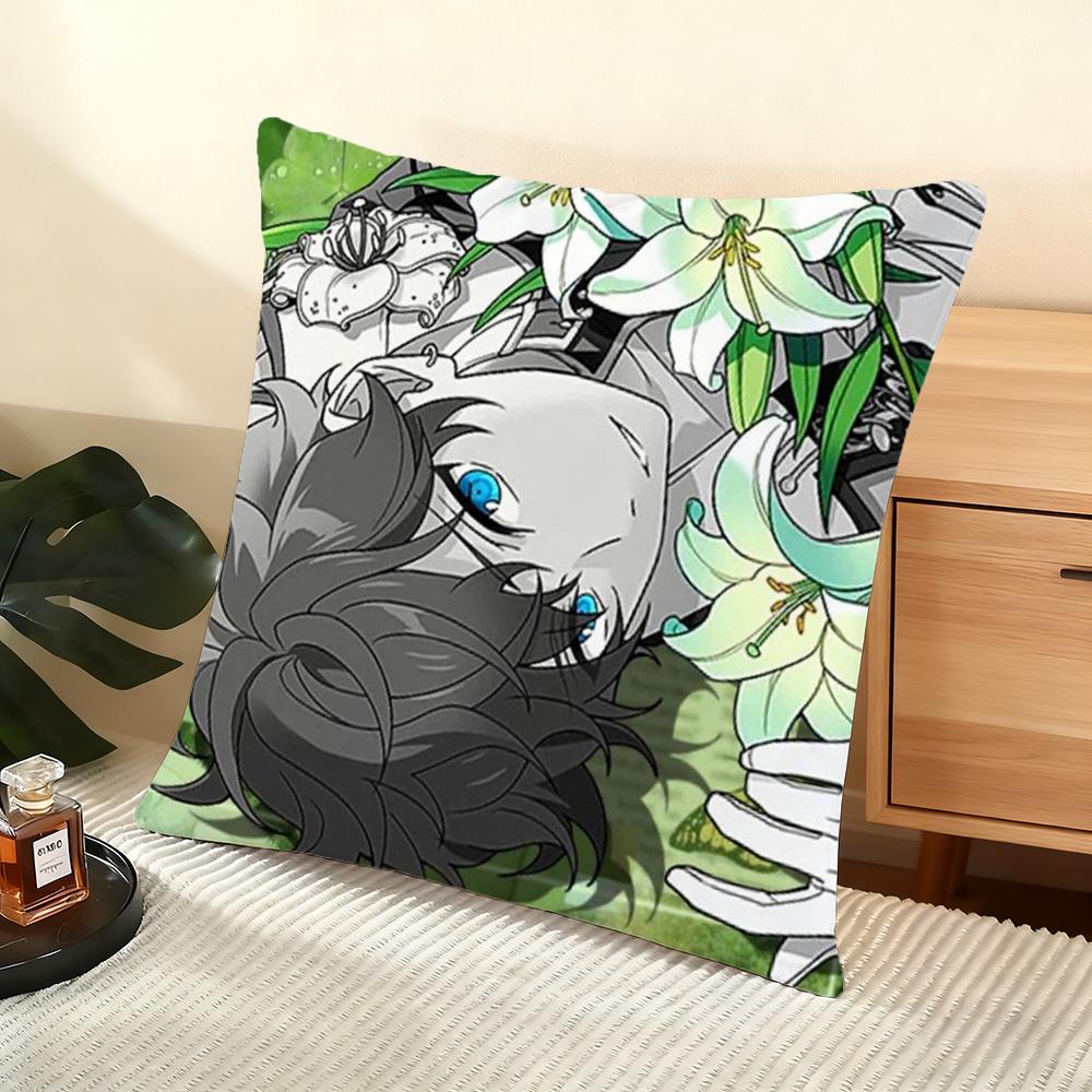 Cartoon E-Ensemble Stars Cushion Cover Soft Short Plush Pillow Cover Smooth Cozy Texture Aesthetic Cushion Case Home Decor